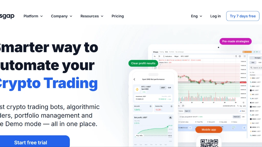 ربات Bitsgap