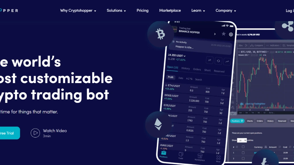 ربات cryptohopper