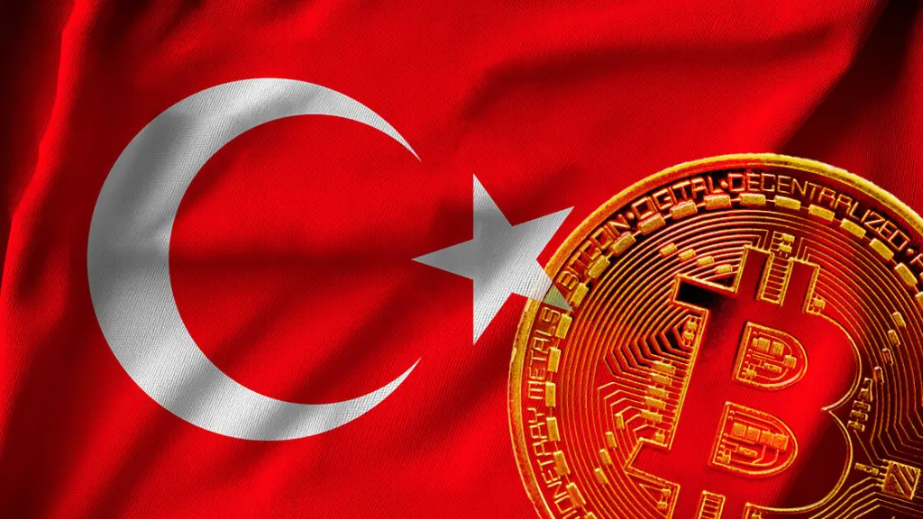 پرچم ترکیه و کریپتوکارنسی