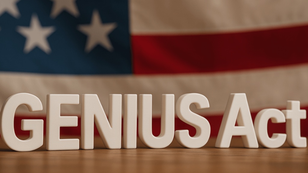 قانون genius act آمریکا برای استیبل کوینها