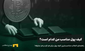 یک بیت کوین در حال انتخاب کیف پول مناسب برای خودش