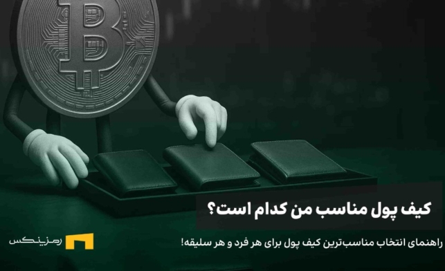 یک بیت کوین در حال انتخاب کیف پول مناسب برای خودش
