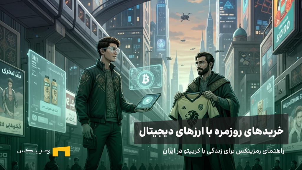 استفاده از رمزارز در خریدهای روزمره: راهنمای رمزینکس برای زندگی با کریپتو در ایران