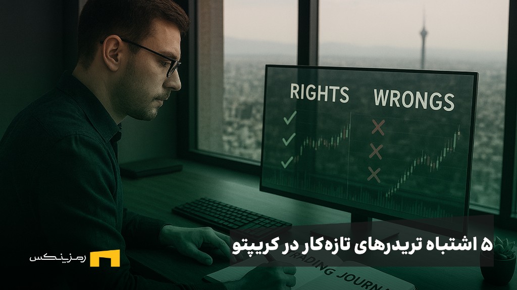 ramzinex-newbie-mistakes-in-crypto ۵ اشتباه متداول سرمایهگذاران تازهکار در کریپتو (و روشهای پیشگیری واقعی