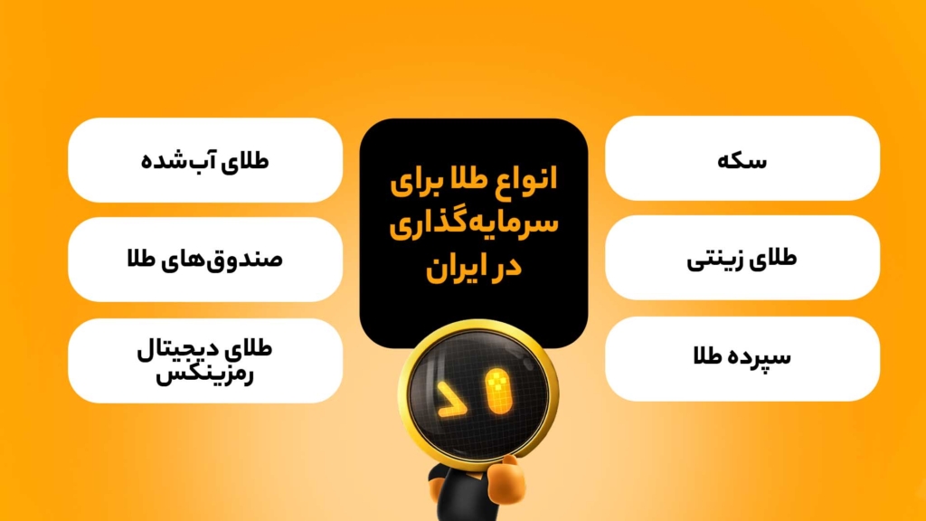 انواع طلا در بازار ایران