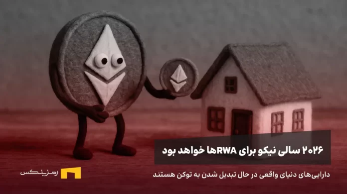 coinshares-2026-outlook-tokenized-rwas-news اتریوم در حال تبدیل یک خانه به توکن، نمادی از رشد RWAها در سال ۲۰۲۵ و احتمالا ۲۰۲۶