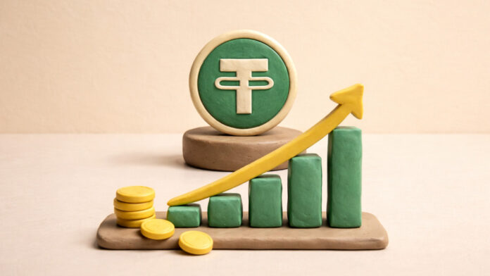 نمودار صعودی تتر