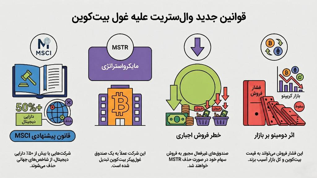 قوانین وال استریت علیه بیت کوین